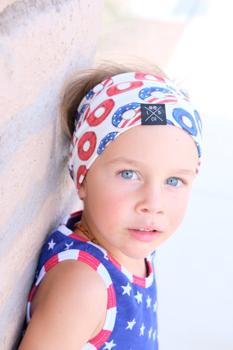 Patriotic Baby Boy Headband Summer Headband Baby Boy Hair Etsy