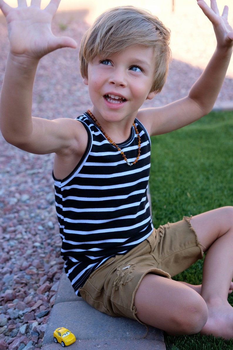 Toddler Boy Tank Solid and Stripes Etsy