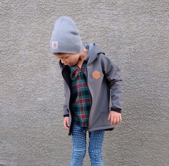 Charcoal Gray Toddler Boyoy Softshell 