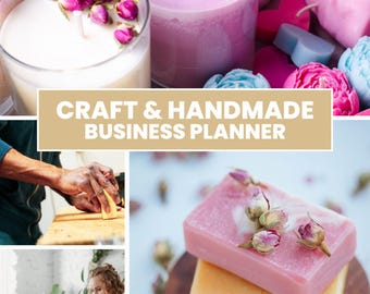 Handmade Business Planner 2025: Editable Canva Templates (PDF & JPEG)