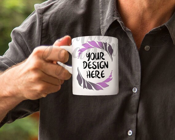 Men Hand With Mug Mockup Photo Of Mug