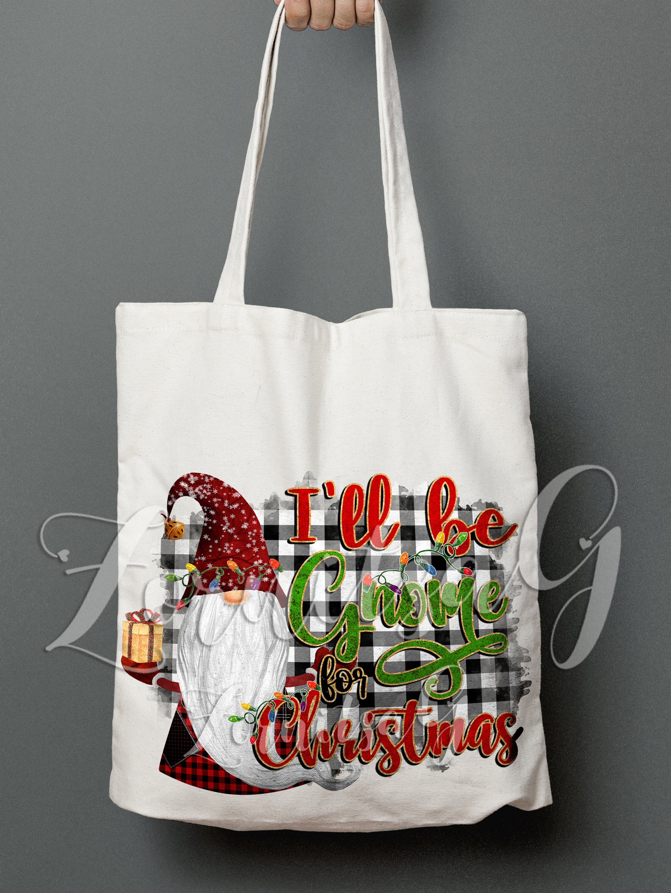 Christmas Sublimation Designs Download I'll be gnome for | Etsy
