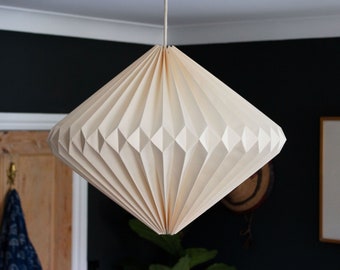 large white paper light shades