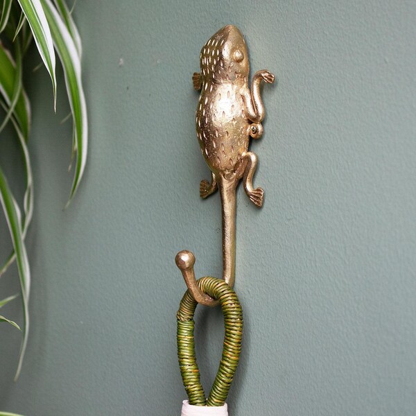 Ghanaian Ashanti Brass Hook 'Frog'