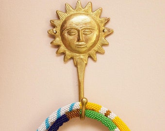 Ghanaian Ashanti Brass Hook 'Sunshine'