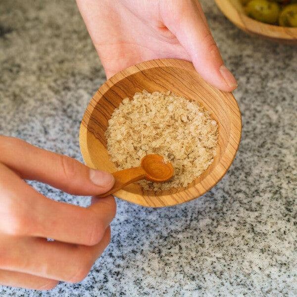 Olive Wood Tiny Salt Spoon