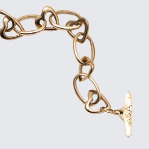 Upendo Hearts Large Link Chain Bracelet-Bracelet-AARVEN