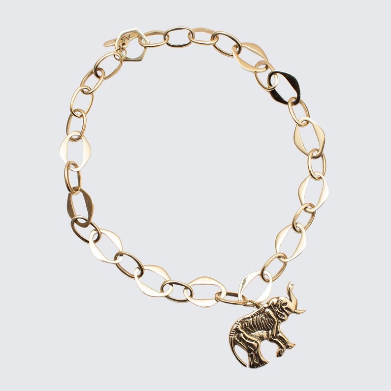 Tembo Large Link Chain Necklace-Necklace-AARVEN