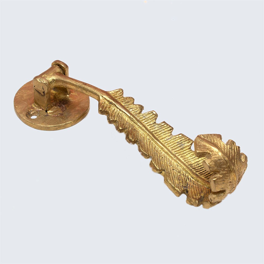 Ghanaian Ashanti Brass Door Knocker 'feather' Etsy