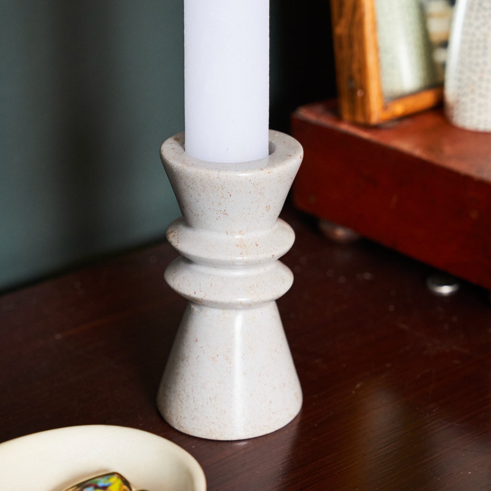 Kenyan Soapstone Hand Carved Candle Holder 'Natural' Etsy