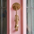 Ghanaian Ashanti Brass Door Knocker 'Leopard'