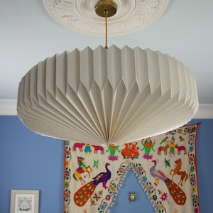 Paralume in carta origami 'White Spring Blooms'