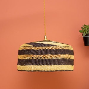 Ghanaian Handwoven Lightshade &#39;Whirlwind&#39;