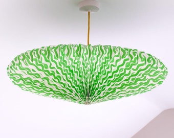 Origami Paper Lightshade Eclipse 'Green Ganges'