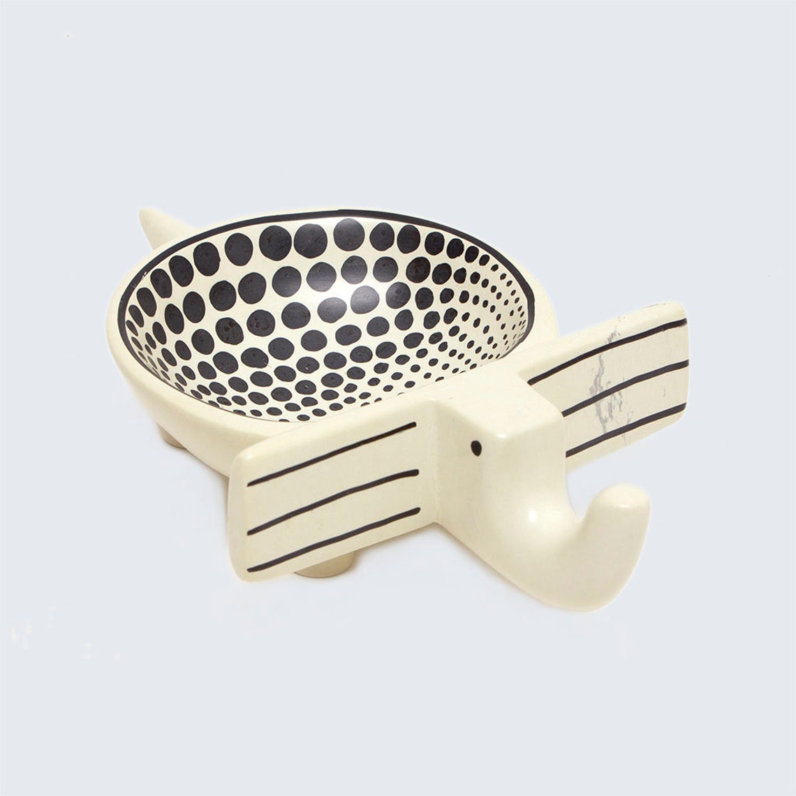 Kenyan Soapstone Elephant Soap Dish 'dotty' Etsy