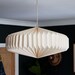 PRE-ORDER Indian Hand-folded Paper Saucer Light Shade 'Natural Calico' 