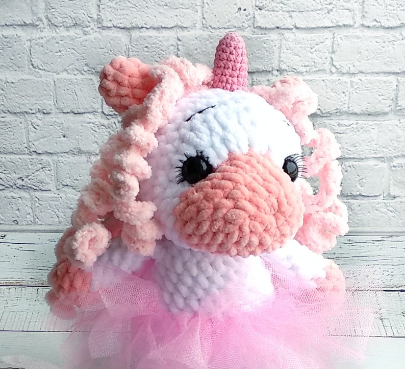 Amigurumi unicorn doll Plush unicorn Cute stuffed unicorn Unicorn stuffed animal