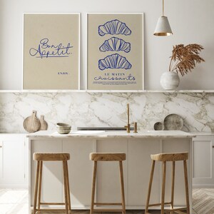 set of 2 bon appetit prints, retro cooking prints,... Set of 2 Bon Appetit Prints, Retro Cooking Prints, Retro Wall Art ...