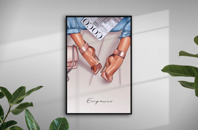Mode Wand Kunst Mode Druck Coco Chanel Vogue Print Wand Kunst Etsy