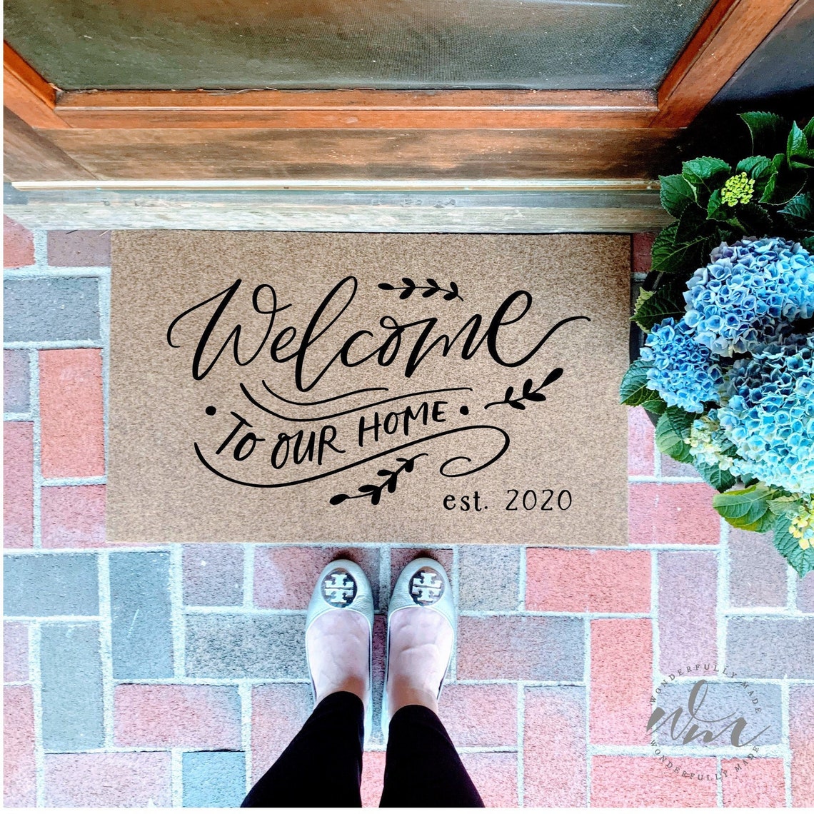 Farmhouse Doormat Personalized Doormat To Our Home Etsy