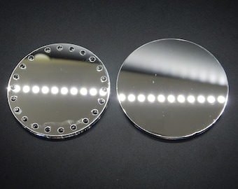 Transparent See-Through Mirror Lenses