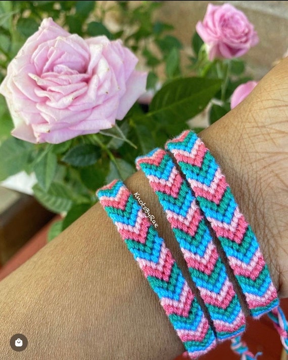 Chevron string bracelets sale