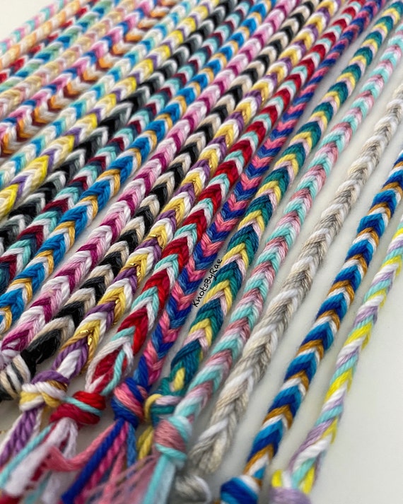 Bulk Fishtail Friendship Bracelets, Thin Bracelet Sets, Minimalist  Stackable Bracelets 