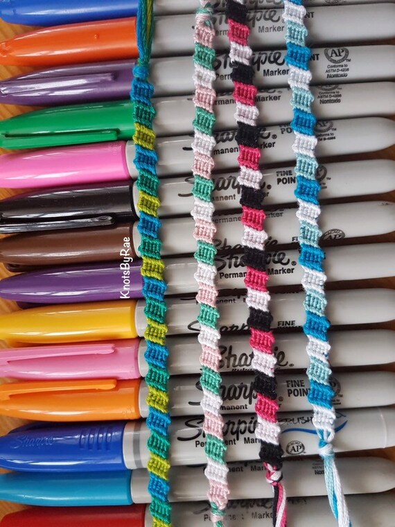 hydro flask with friendship bracelets