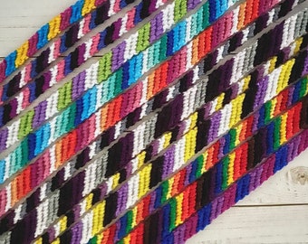 LGBTQ Pride Friendship Bracelets, Pride Flag