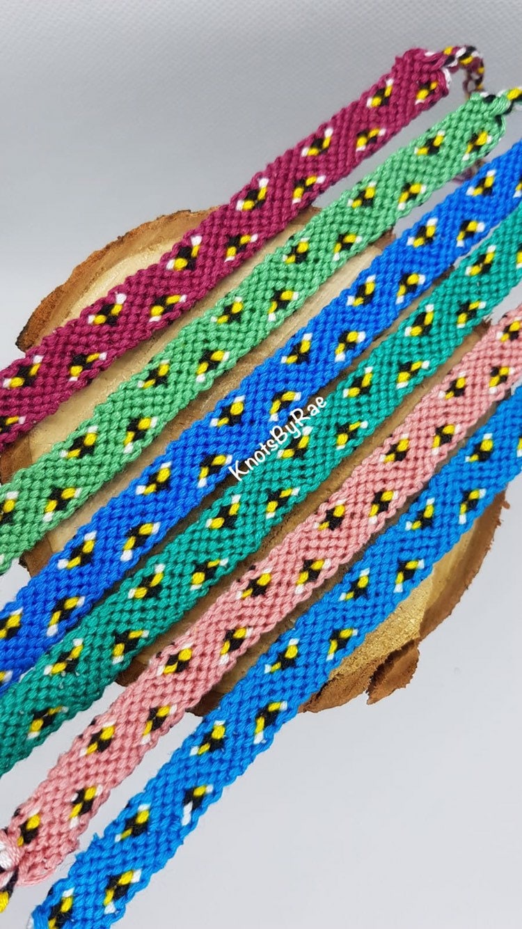 Bumble Bee Honey Bees Friendship Bracelets Save the Bees Etsy