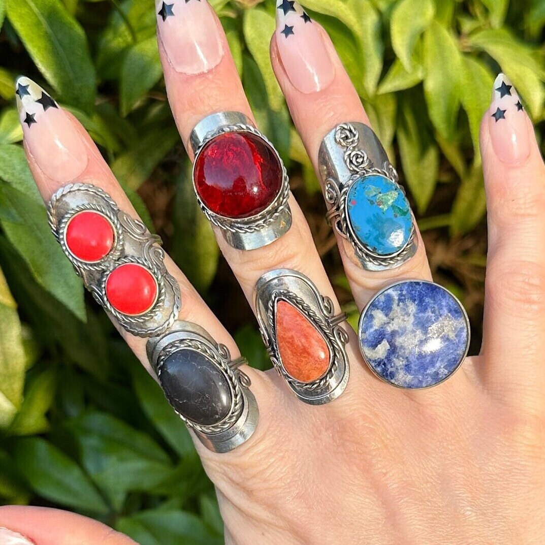 Male 2024 crystal rings
