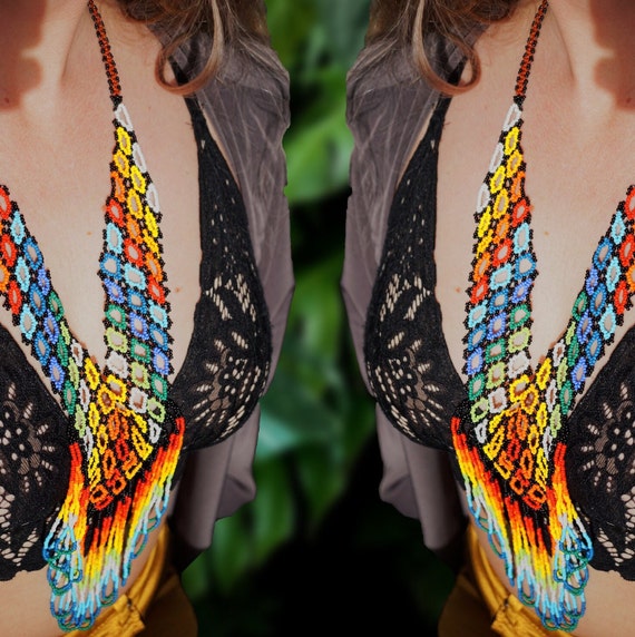 Indigenous 2024 beaded necklace