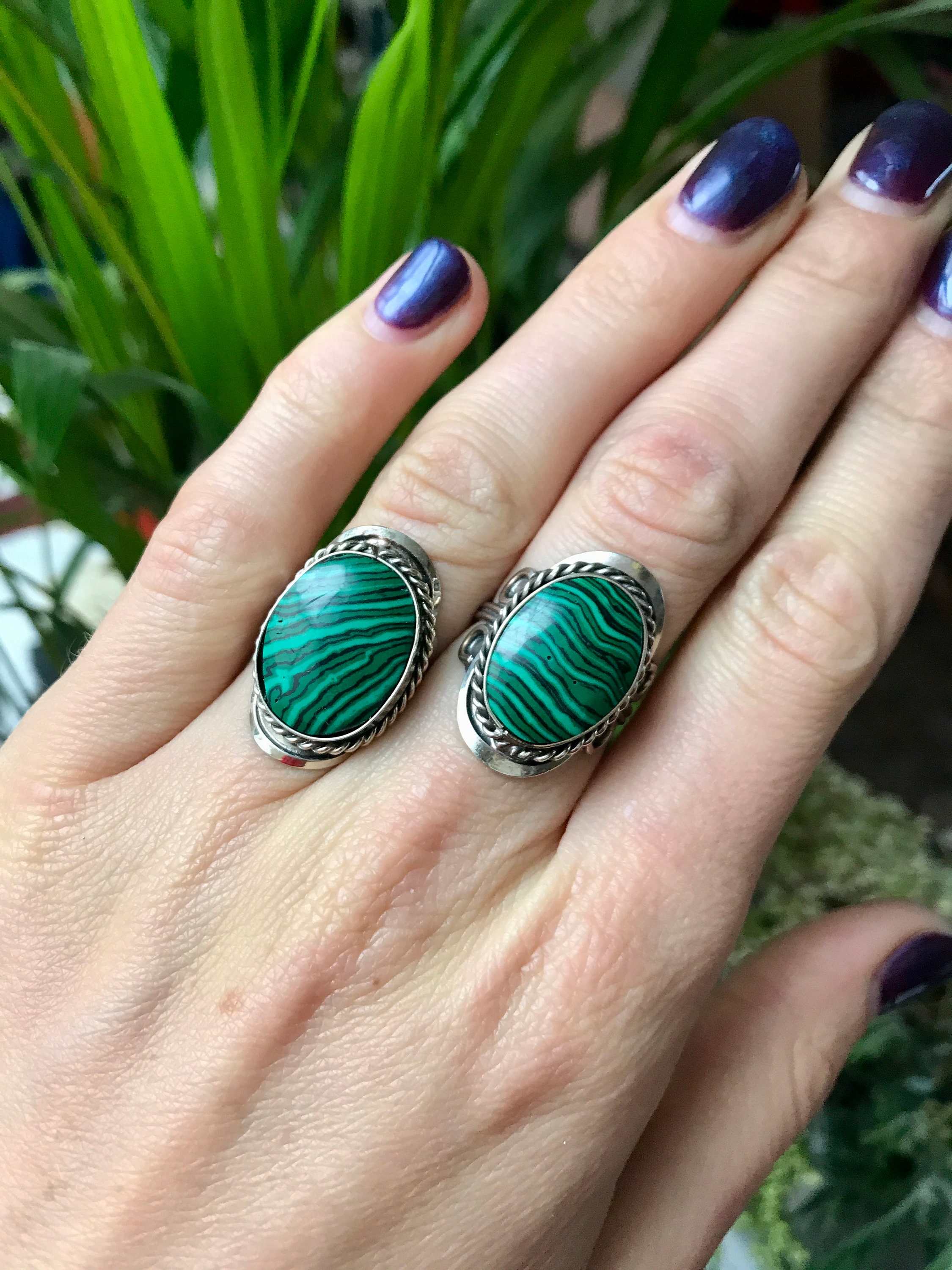 Peruvian silver sale rings