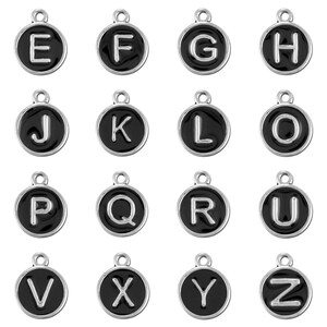 Letter or Number Jibbitz Croc Charms, Varsity Block Alphabet Shoe Charms,  Initial Charms for Crocs, A, B ,c , D 