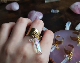 good luck ring italian rings gipsy bohemian baroque Charms ring