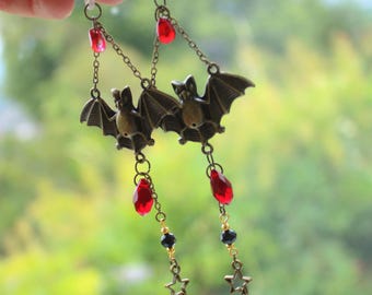 Cadena gótica para gafas, correa de cristal de bronce para gafas, gafas de fantasía Darl