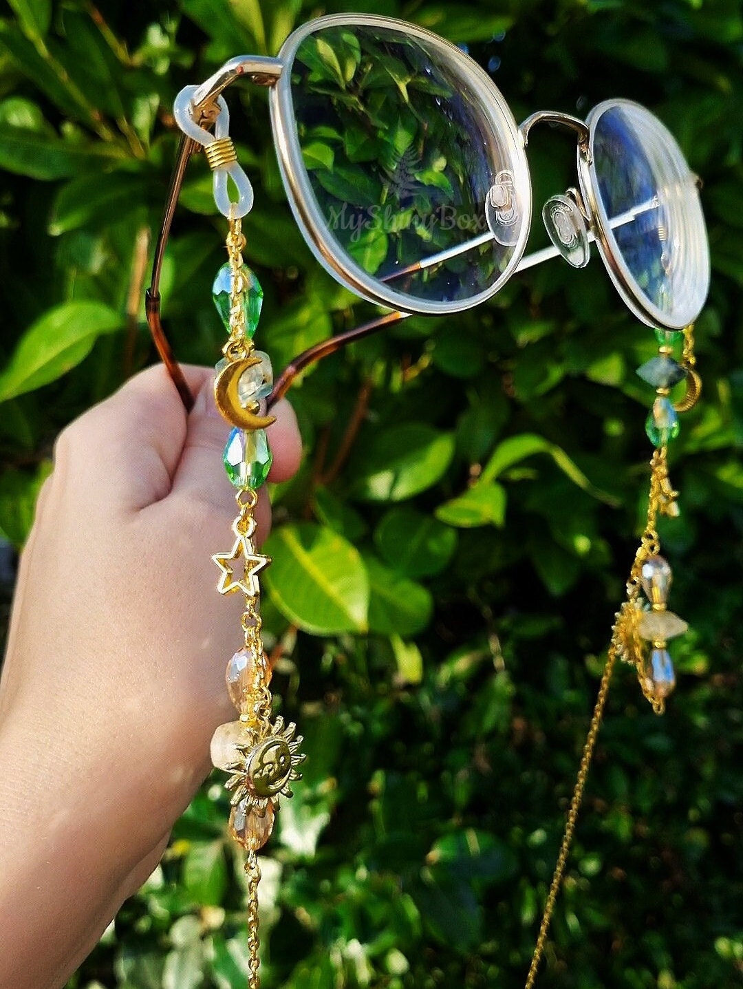 Gold Glasses Chain Eyeglass Chain Sunglass Strap Sunglasses Chain Eye Glasses  Holder Reading Glasses Cord Lanyard Brass Jewelry Clovia 