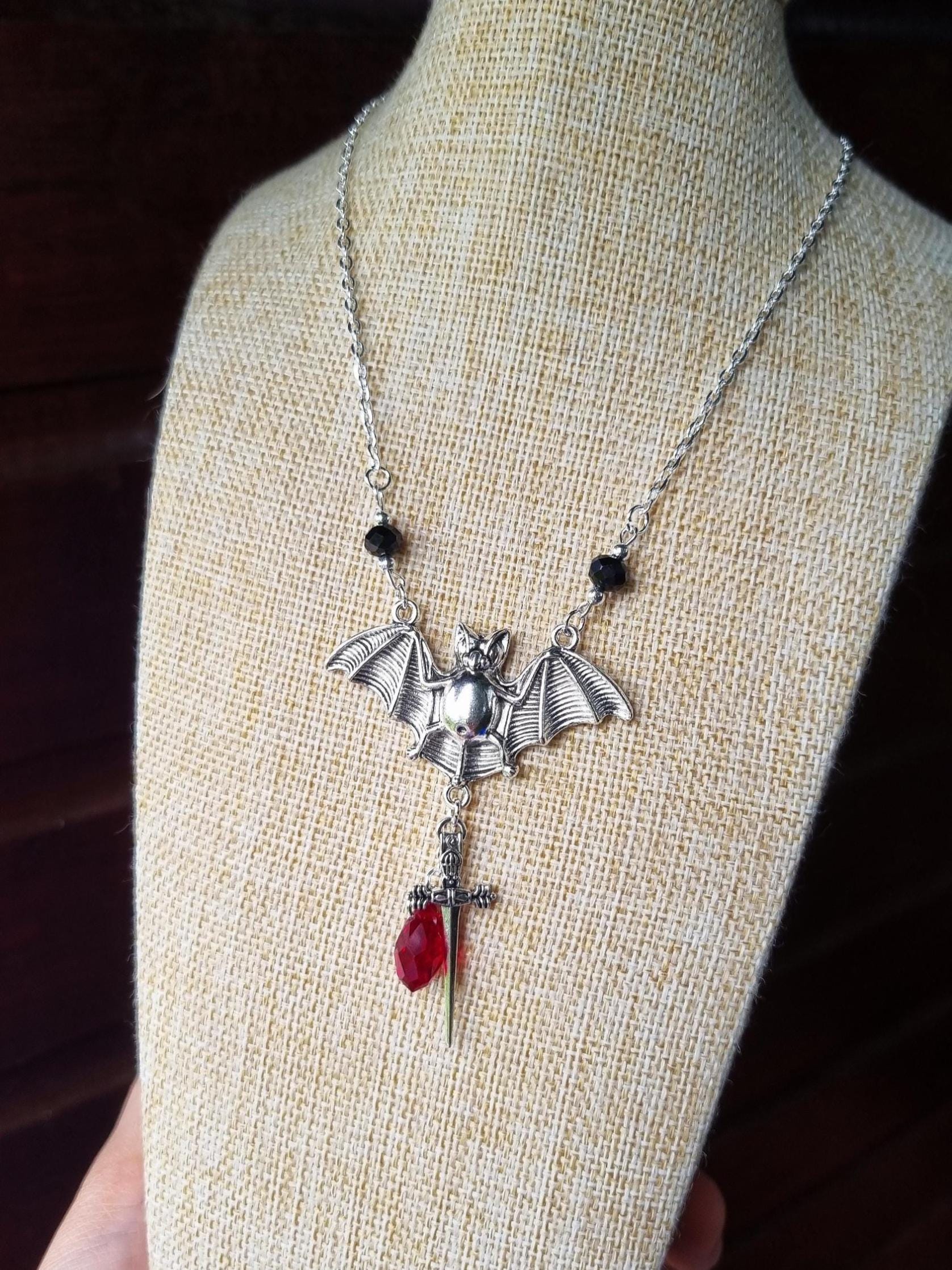 Geistalon Pendant Unicorn Skeleton Necklace by Alchemy Gothic