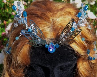 Copricapo da sposa Argento Della Fascia del Diadema di Cristallo Strass Corona N