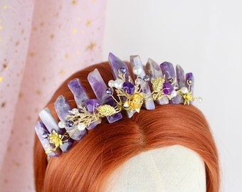 LEEMASING Cerchietto per capelli con farfalla e fata per donne e ragazze, per concorsi di matrimonio, ballo di fine anno, compleanno (rosa