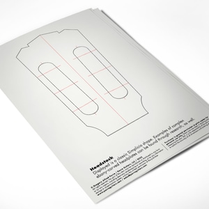 Simplicio headstock template for your classical guitar build!