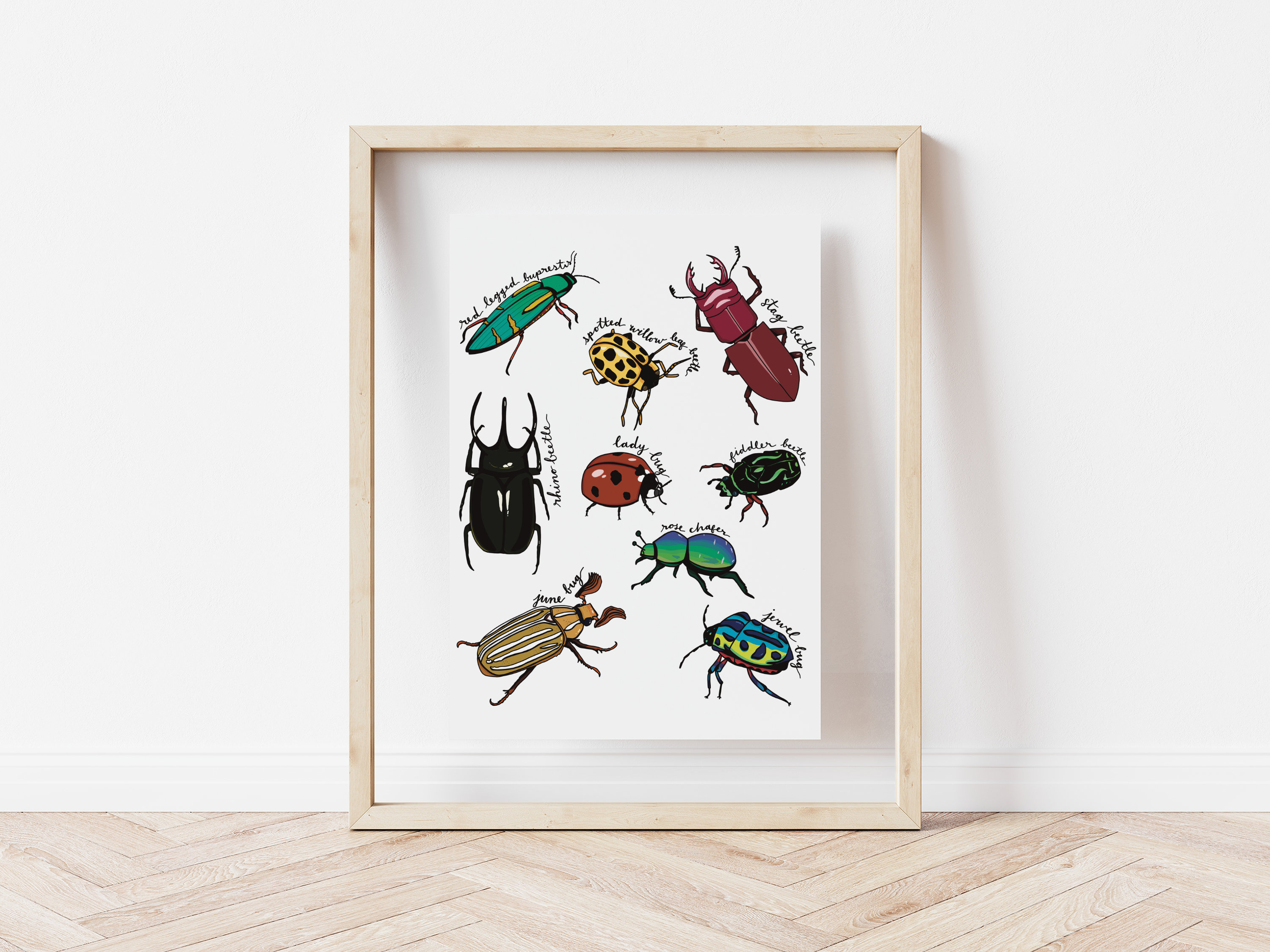 Beetle Art Print | 8