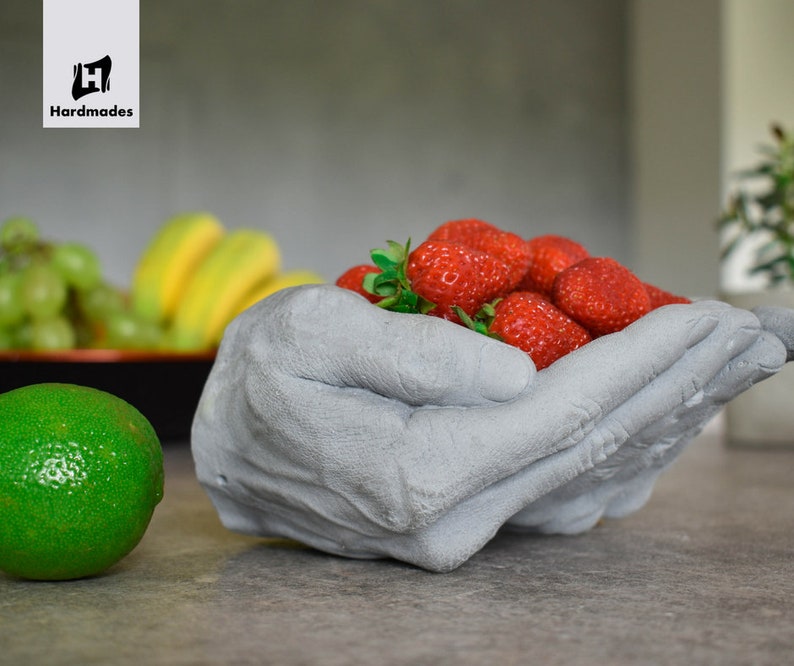 Concrete Hands Home Decoration Beton Art Gift image 8