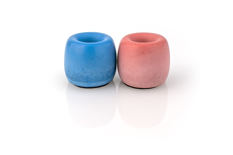 Colorful Concrete Toothbrush Holder Make up Stand Colorful Concrete Ocean