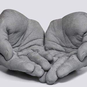 Concrete Hands Home Decoration Beton Art Gift image 5