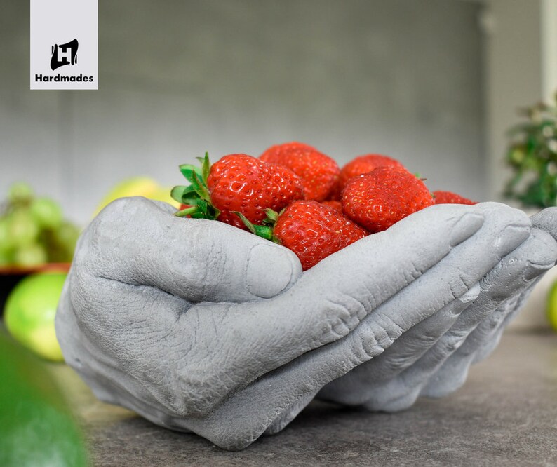 Concrete Hands Home Decoration Beton Art Gift image 9