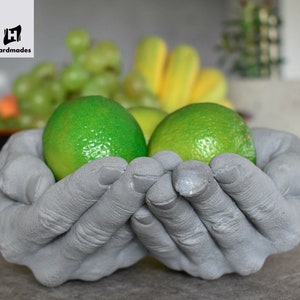 Concrete Hands Home Decoration Beton Art Gift image 10