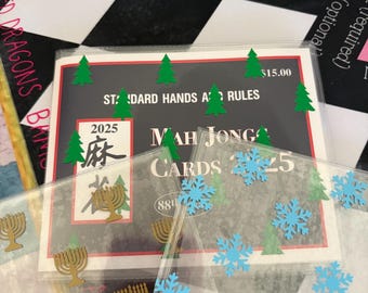 Holiday Mahjong Card Sleeve