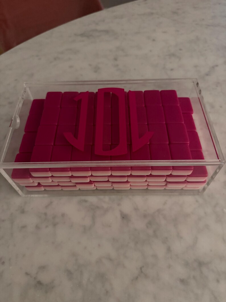 Mahjong Tile Acrylic Case - Mahjong Accessories afbeelding 6