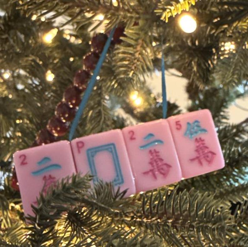 Mahjong Tile Christmas Ornament image 5
